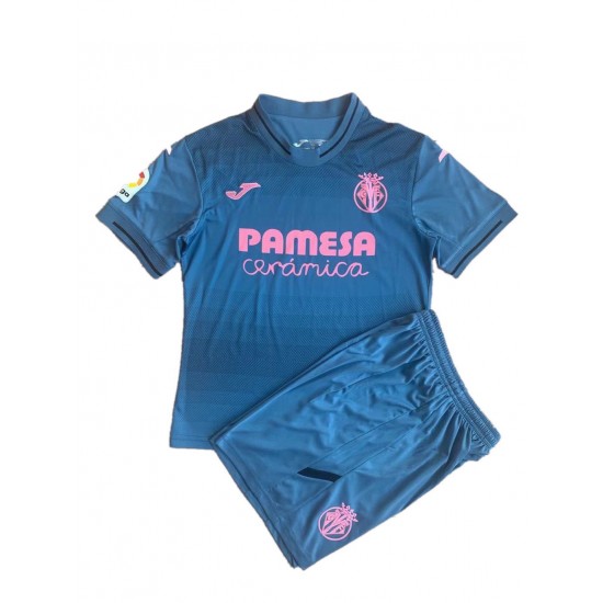Camisola Villarreal CF Criança Equipamento Terceiro 2021-2022 Manga Curta